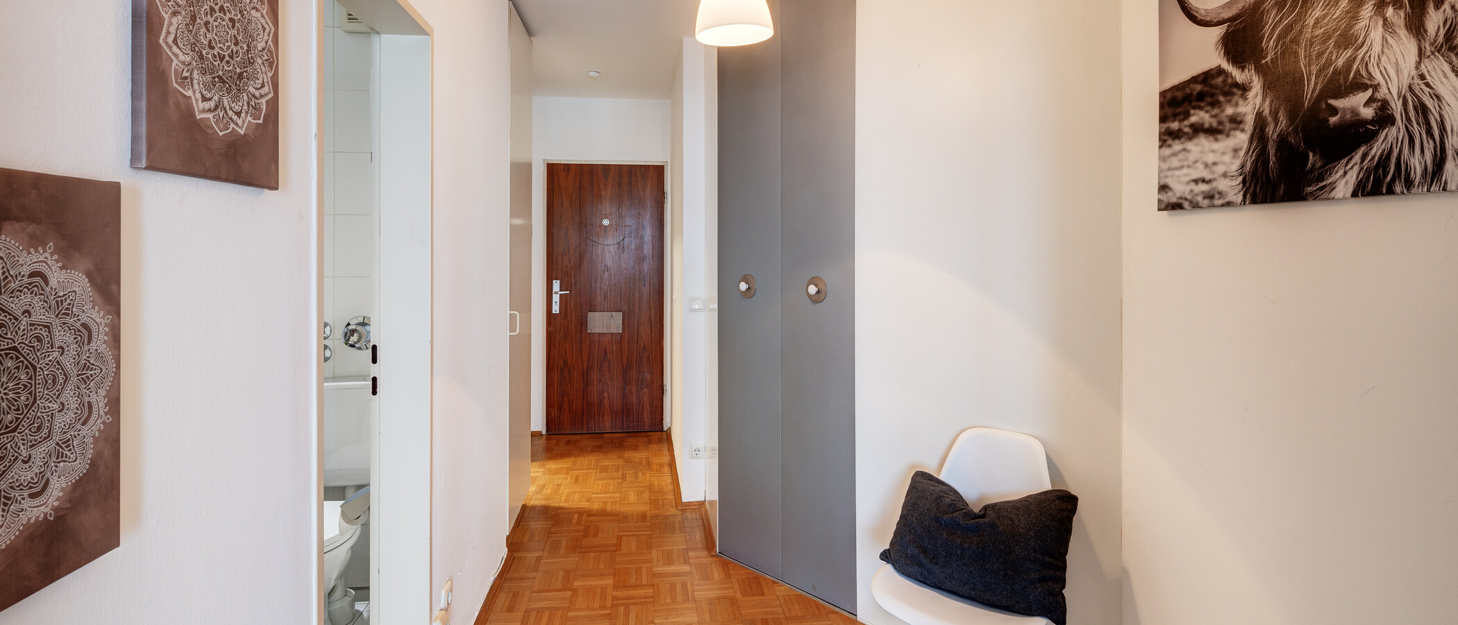 appartamento München Schwabing (links der Leopoldstraße) 01 ingresso/corridioio 1660