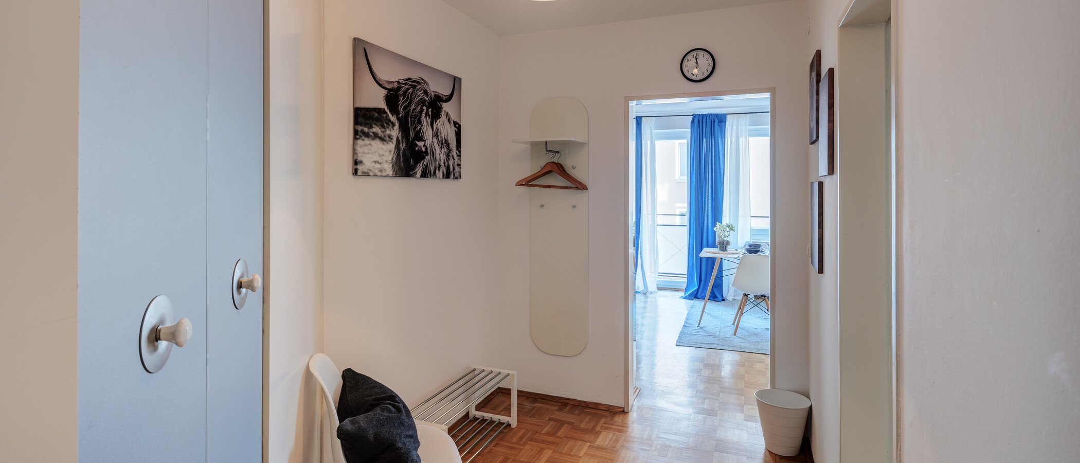 appartamento München Schwabing (links der Leopoldstraße) 02 ingresso/corridioio 1660