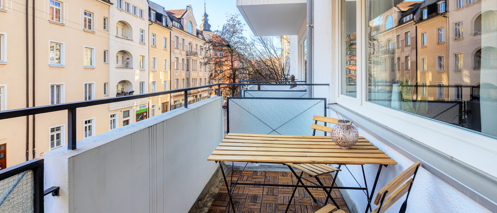 appartamento München Schwabing (links der Leopoldstraße) 01 balcone 1660
