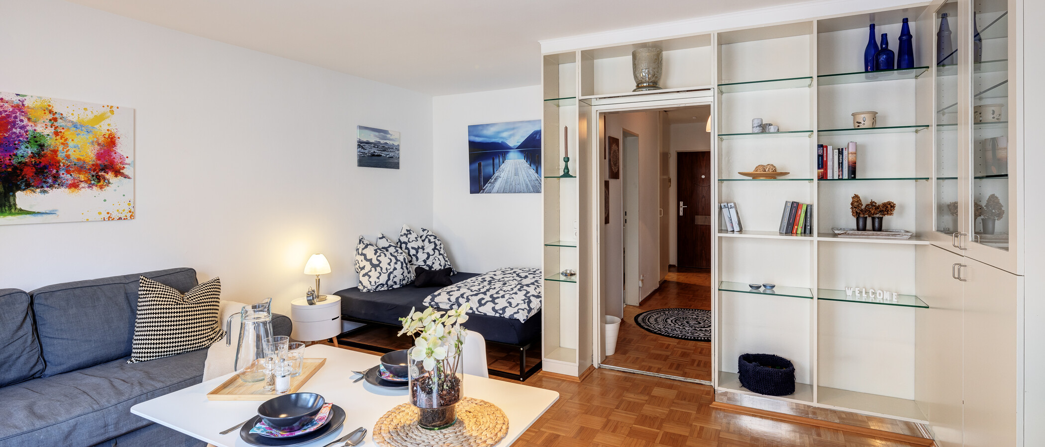 appartamento München Schwabing (links der Leopoldstraße) 04 zona living 1660