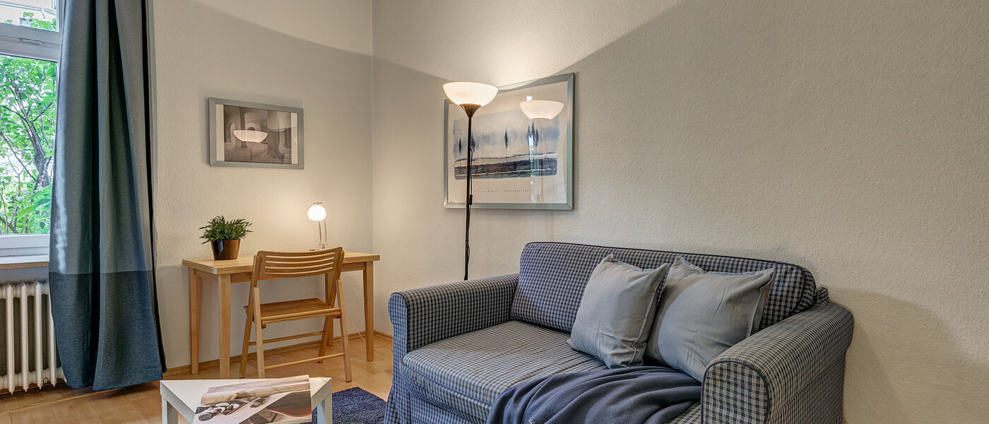 appartamento München Schwabing (rechts der Leopoldstraße) 01 zona living 1666