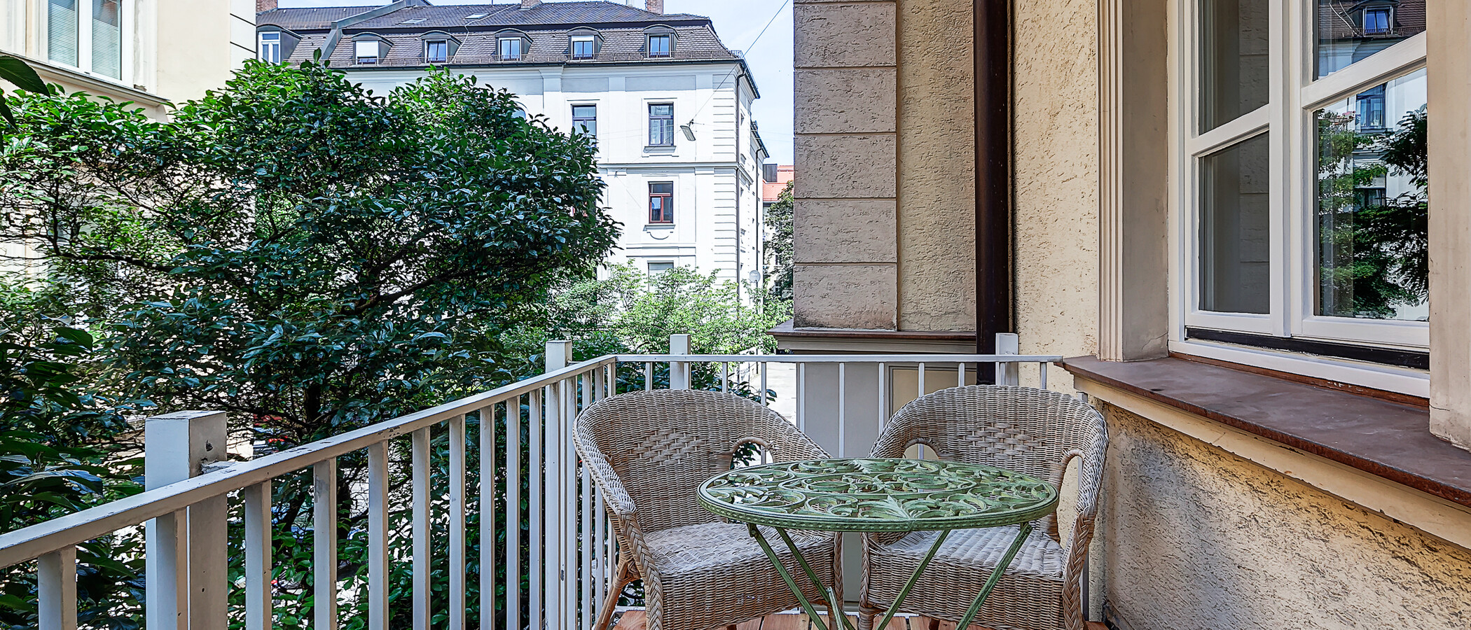 appartamento München Schwabing (links der Leopoldstraße) 01 balcone 1797