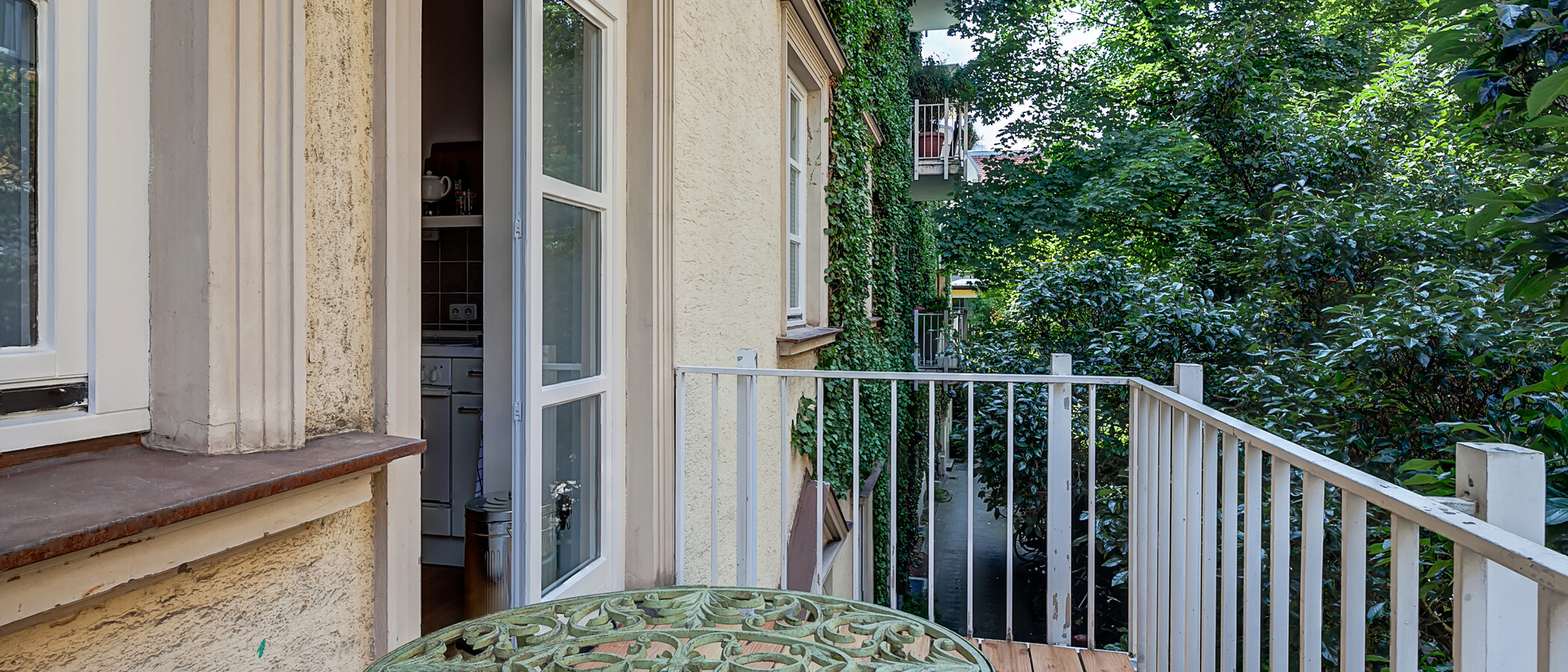 appartamento München Schwabing (links der Leopoldstraße) 03 balcone 1797