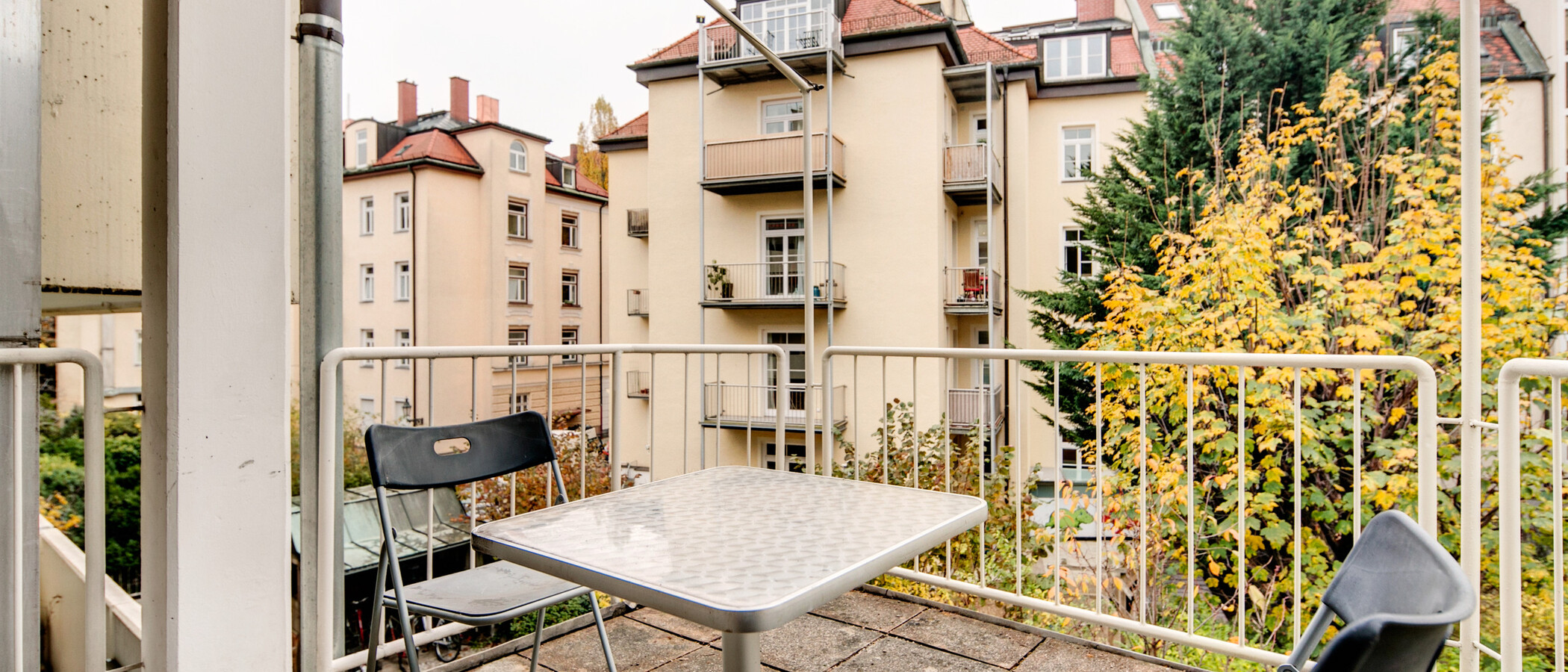 appartamento München Schwabing (rechts der Leopoldstraße) 01 balcone 1976