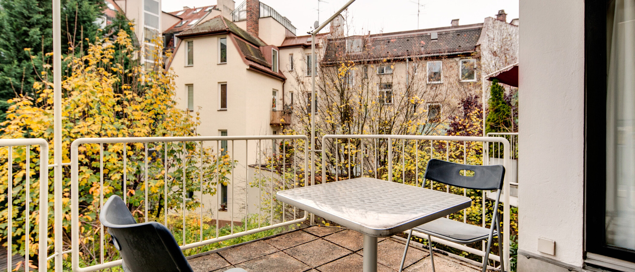 appartamento München Schwabing (rechts der Leopoldstraße) 02 balcone 1976