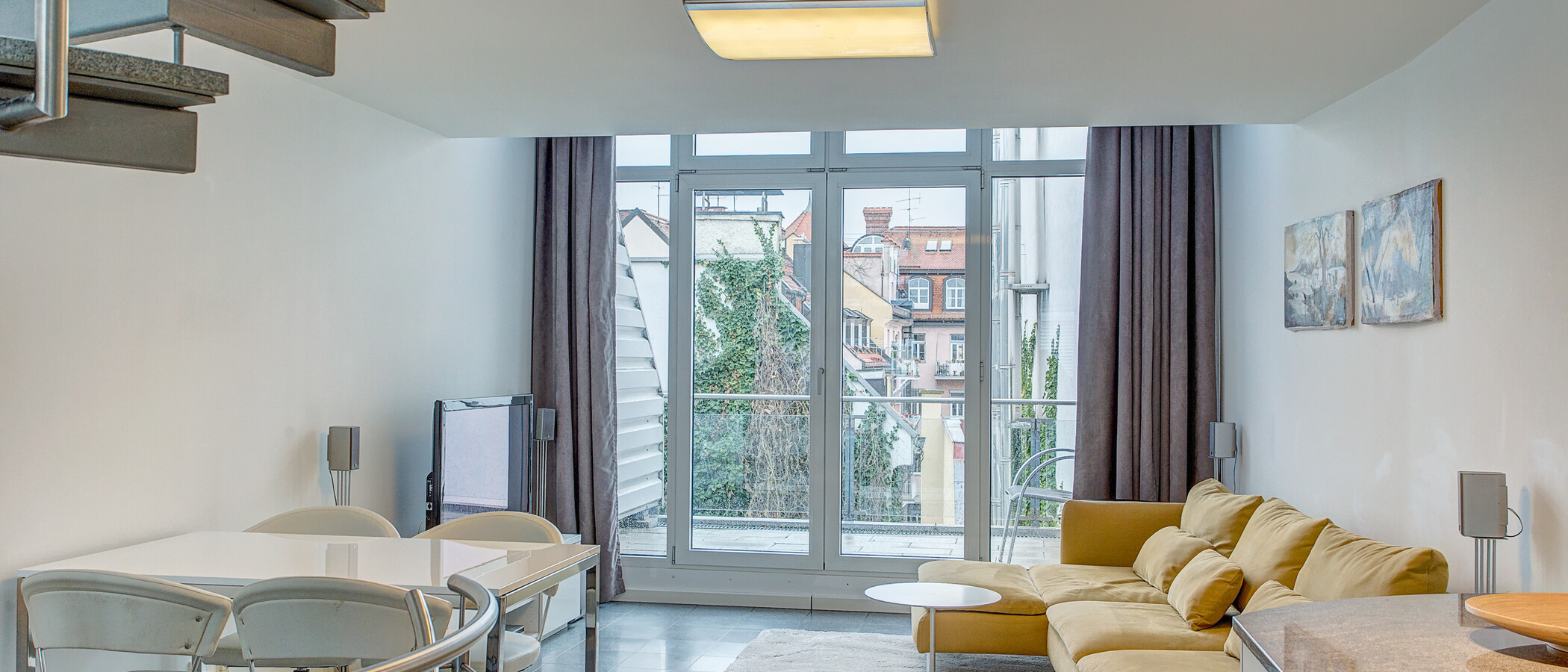 maisonette München Schwabing (rechts der Leopoldstraße) 01 soggiorno 2018