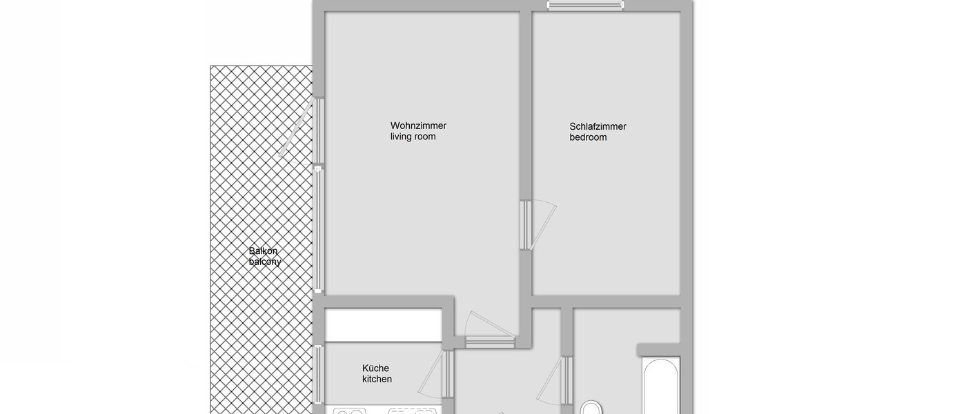 appartamento München Haidhausen 01 planimetria 2047