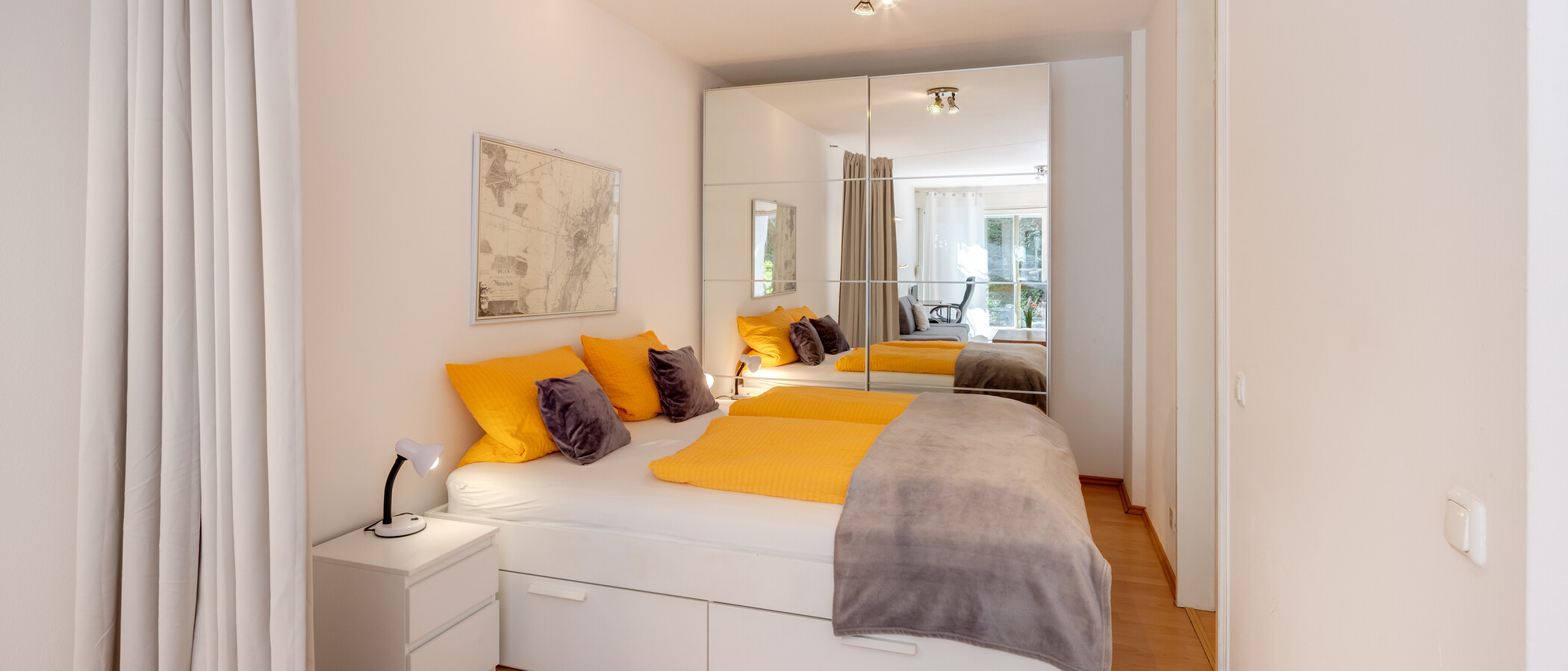 appartamento München Schwabing-West (rund um den Hohenzollernplatz) 02 zona notte 2225