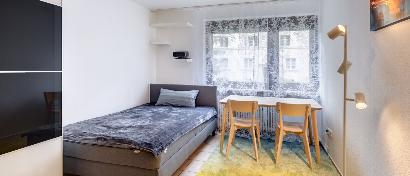 abitazione München Sendling 03 zona living 2343