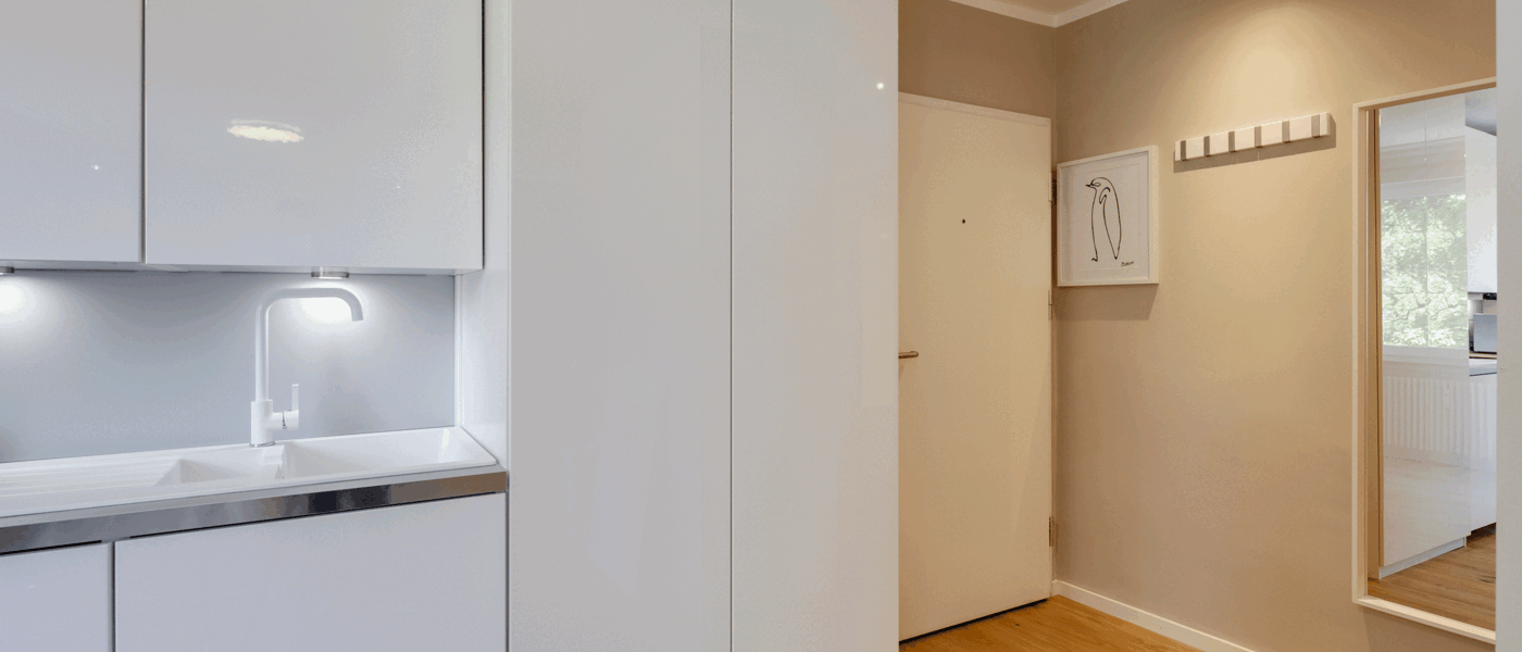 appartamento München Schwabing (links der Leopoldstraße) 02 cucina 2407