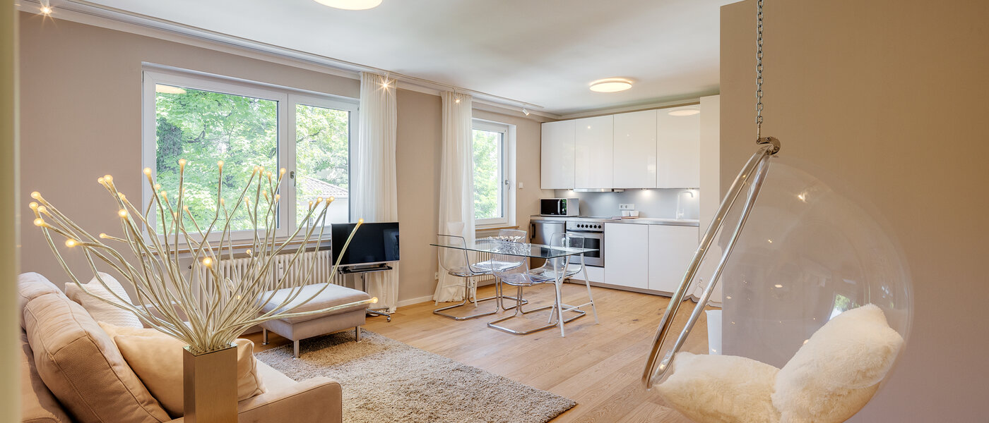 appartamento München Schwabing (links der Leopoldstraße) 01 zona living 2407