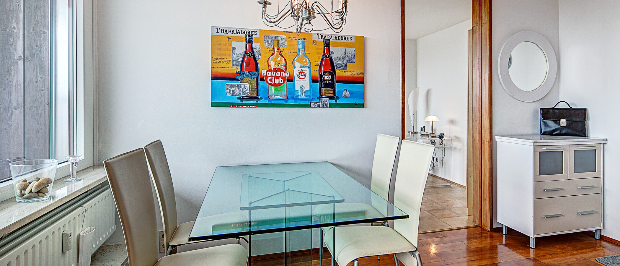 attico con terrazzo München Maxvorstadt 03 sala da pranzo 255