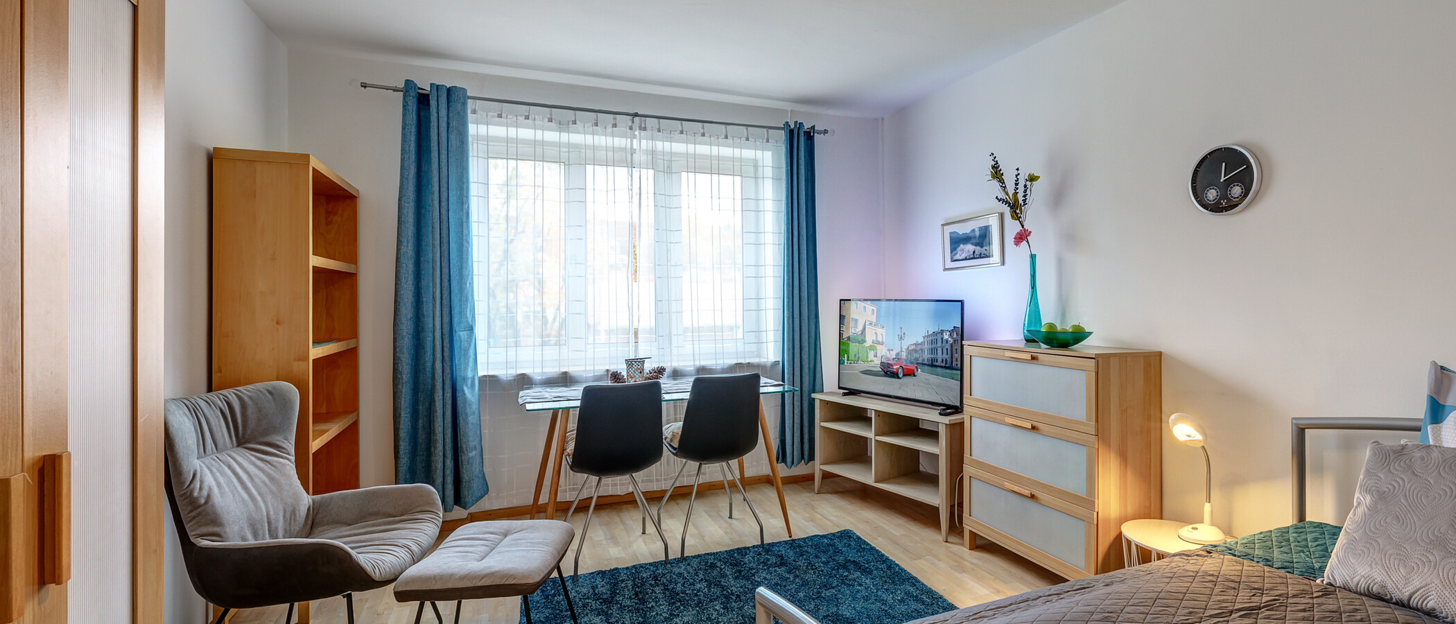 abitazione München Neuhausen 03 zona living 2682