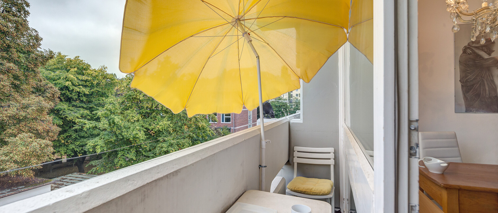 abitazione München Schwabing (links der Leopoldstraße) 01 balcone 2684