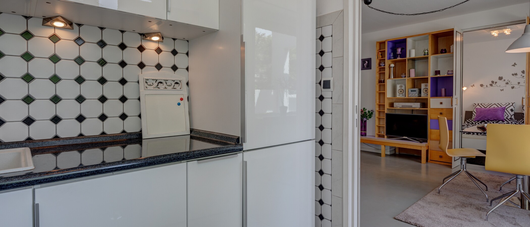 attico con terrazzo München Neuhausen 03 cucina 2774
