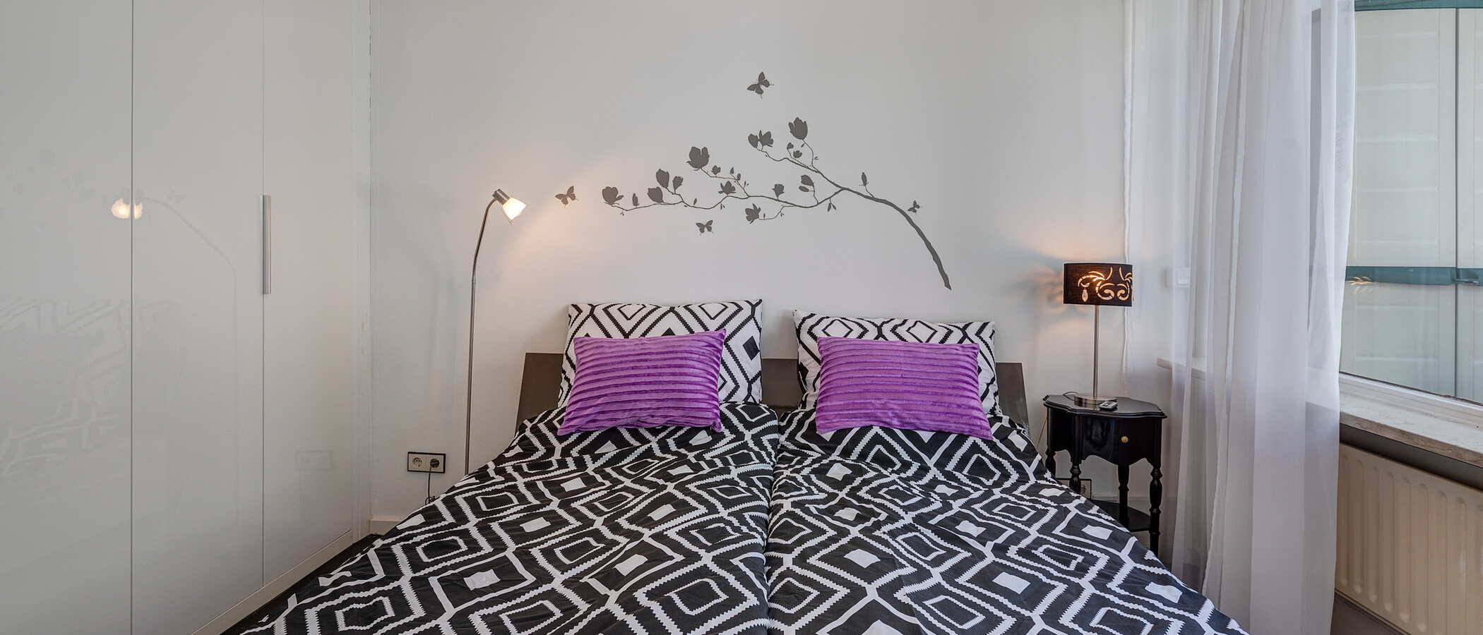 attico con terrazzo München Neuhausen 02 camera da letto 2774