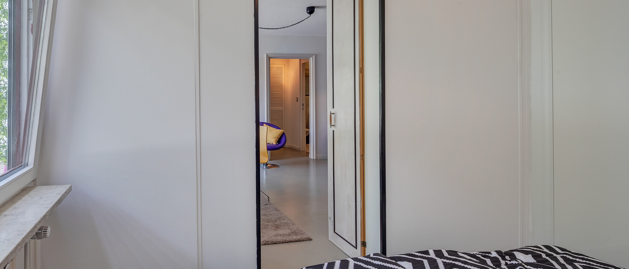 attico con terrazzo München Neuhausen 03 camera da letto 2774