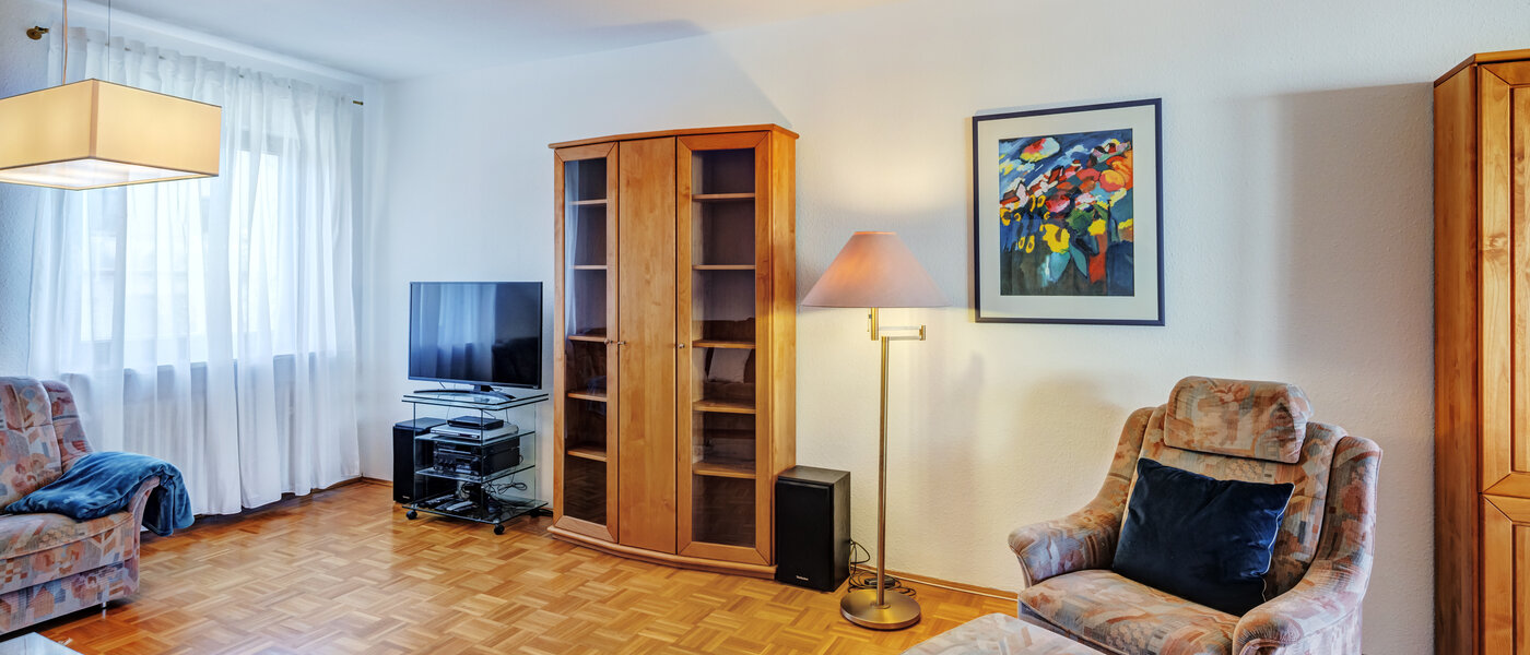 appartamento München Harlaching 03 soggiorno 3096