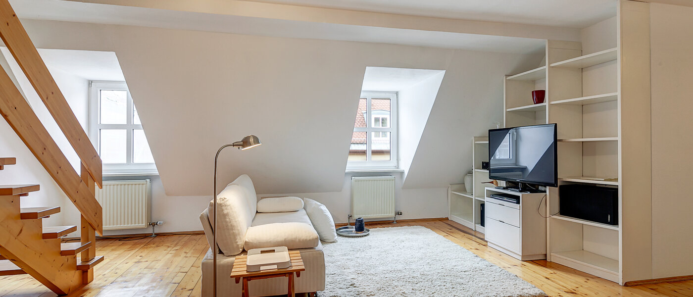 attico München Zentrum 02 soggiorno 3130