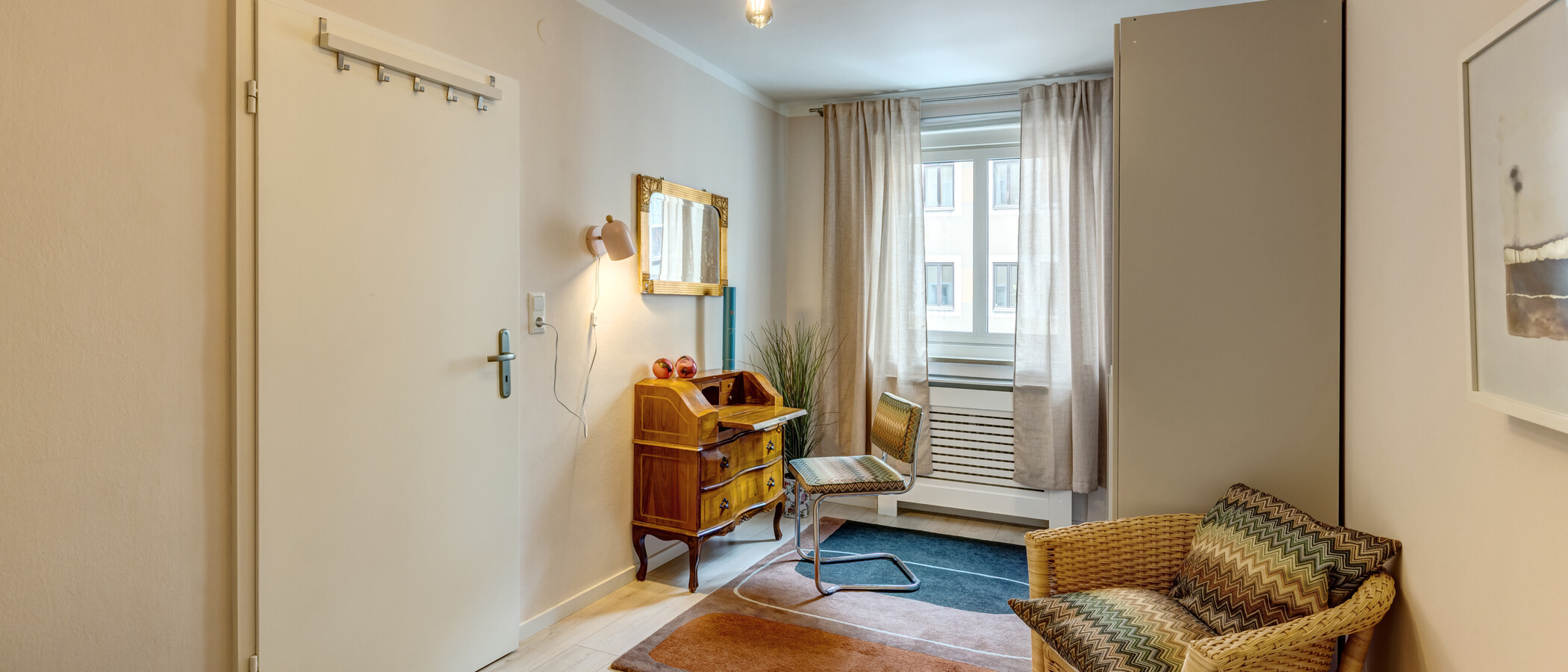 appartamento München Schwabing (links der Leopoldstraße) 04 camera da letto 3177