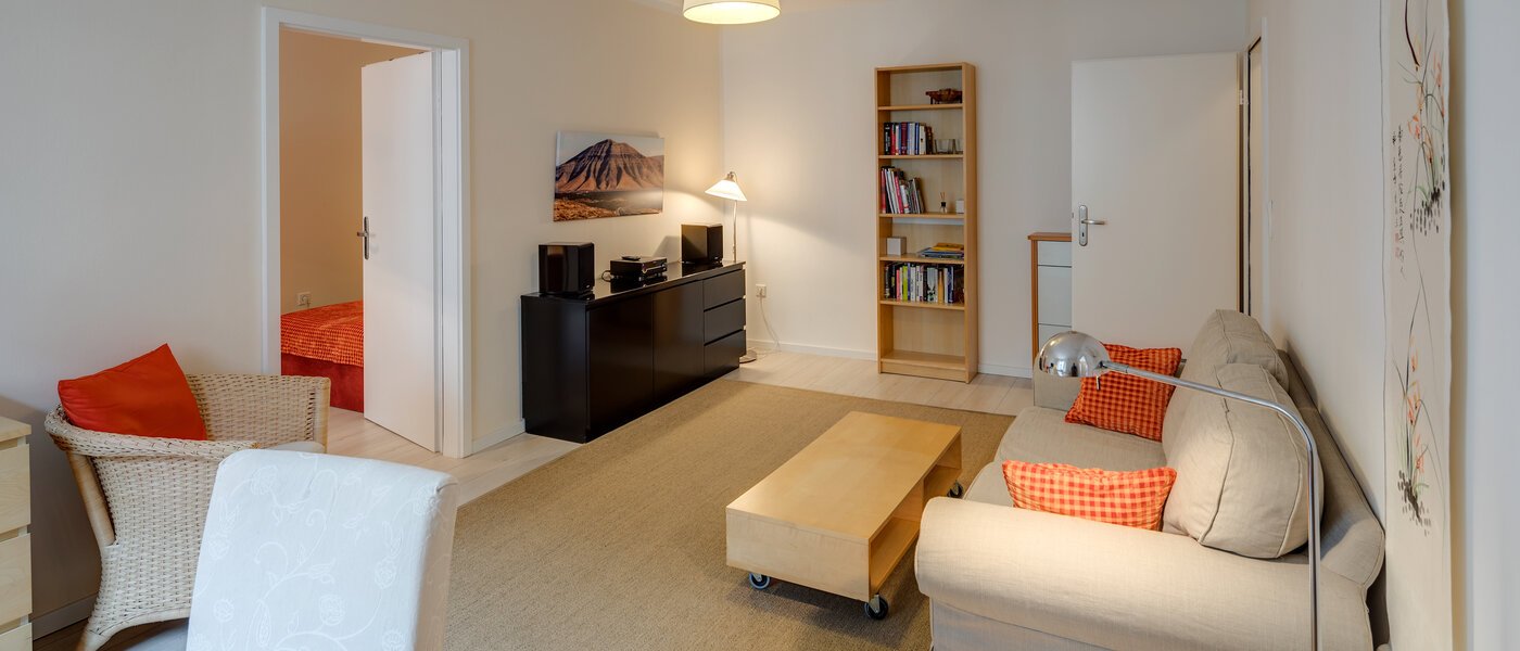 appartamento München Schwabing (links der Leopoldstraße) 03 soggiorno 3177