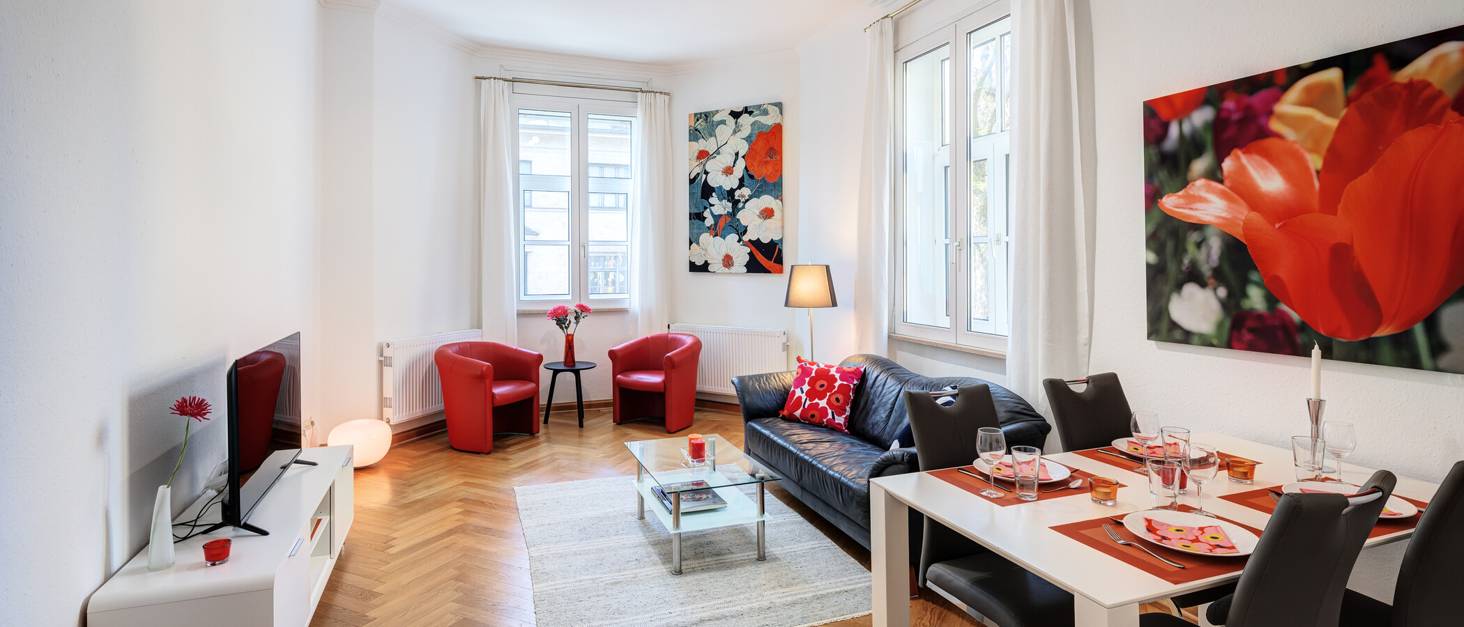appartamento München Schwabing (rechts der Leopoldstraße) 01 soggiorno 319