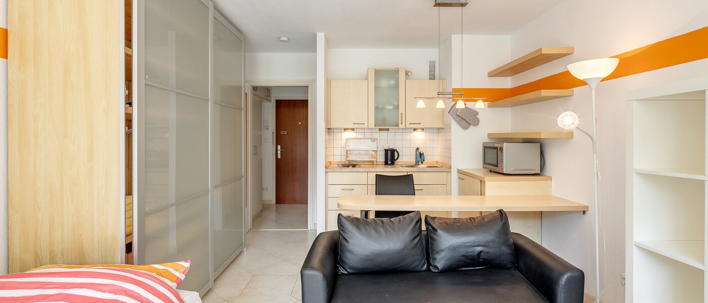 abitazione München Obersendling 04 zona living 3282