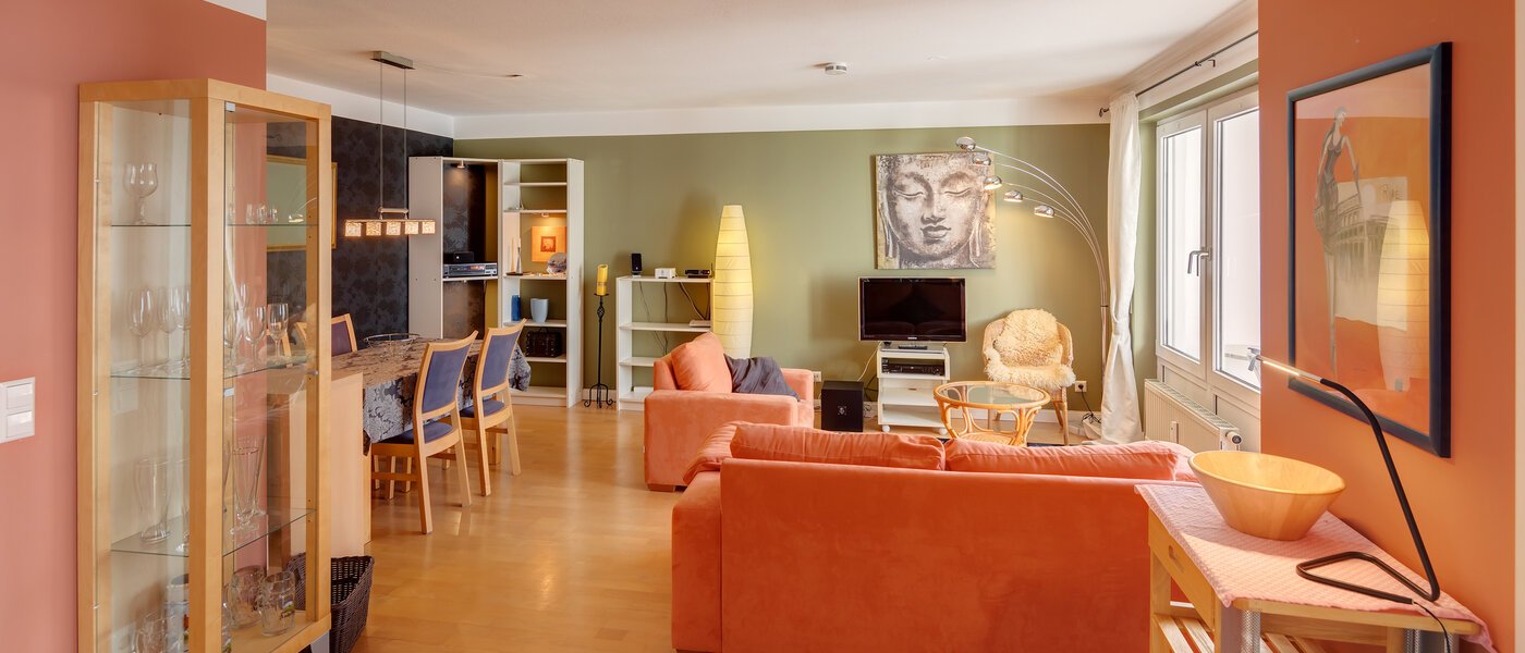 appartamento München Neuhausen 01 zona living 3288