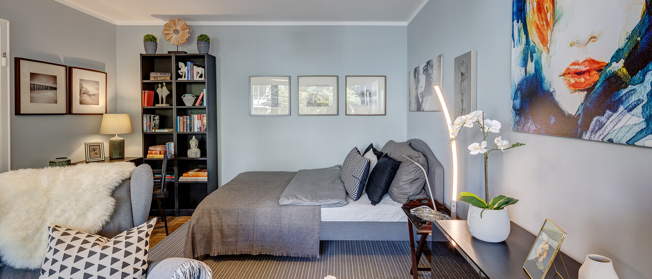 appartamento München Herzogpark 04 zona living 3384