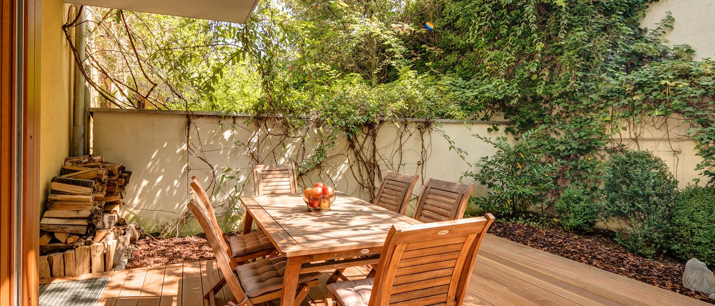 casa a schiera München Schwabing (links der Leopoldstraße) 01 terrazza 3396