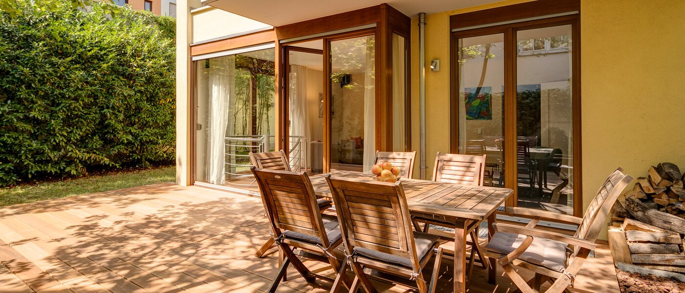 casa a schiera München Schwabing (links der Leopoldstraße) 02 terrazza 3396