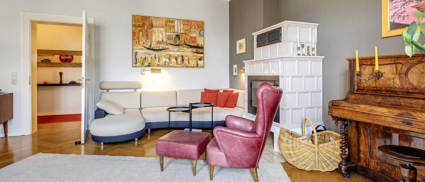 appartamento München Neuhausen 06 soggiorno 3428