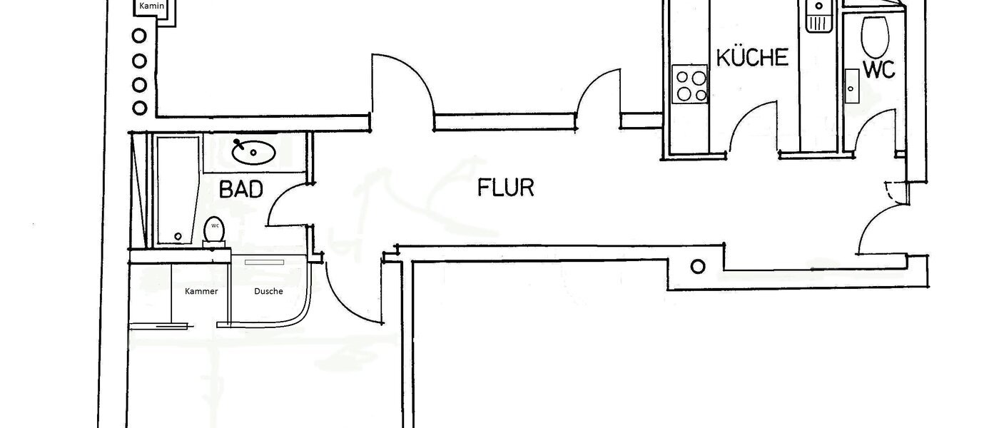 appartamento München Neuhausen 01 planimetria 3428