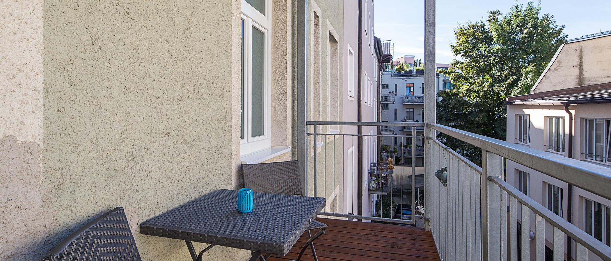 appartamento München Lehel 01 balcone 3457