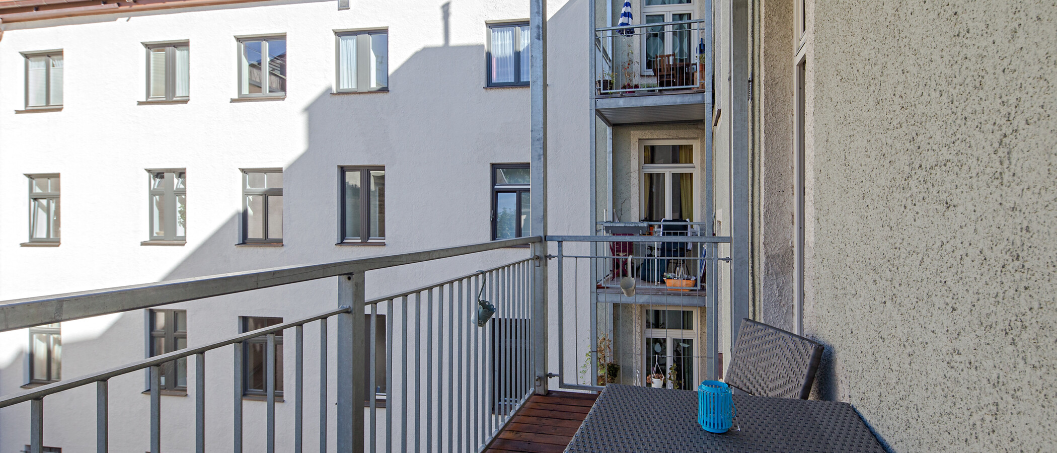 appartamento München Lehel 03 balcone 3457