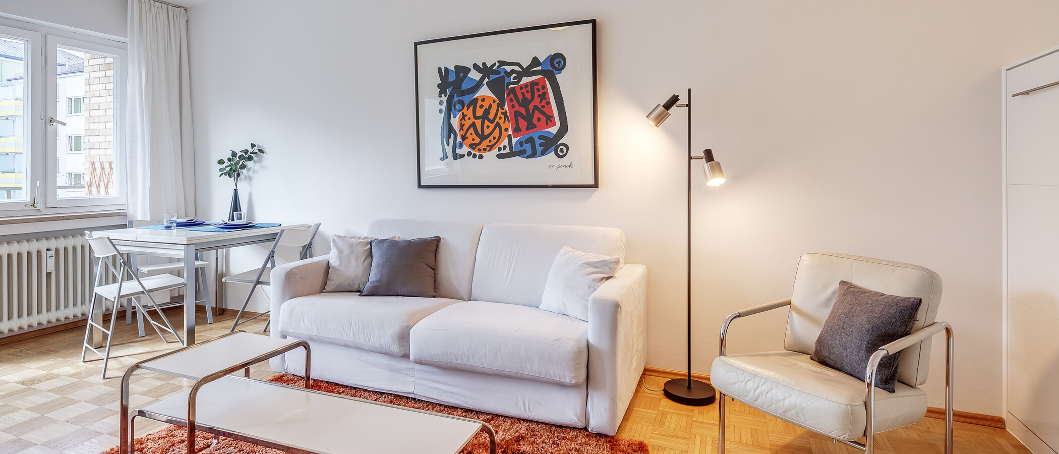 appartamento München Neuhausen 01 zona living 3464