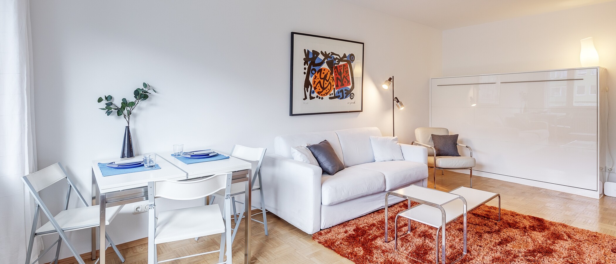 appartamento München Neuhausen 04 zona living 3464