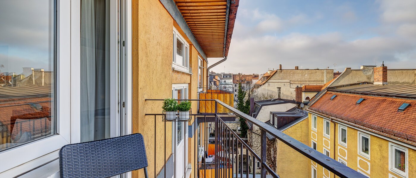 appartamento München Maxvorstadt - Universitätsviertel 02 balcone 3509