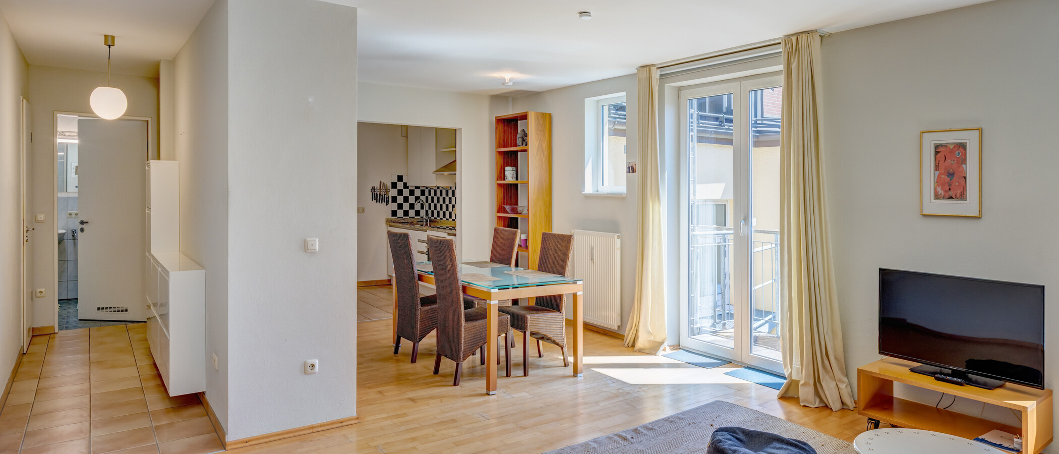 appartamento München Maxvorstadt - Museumsviertel 02 zona living 3547