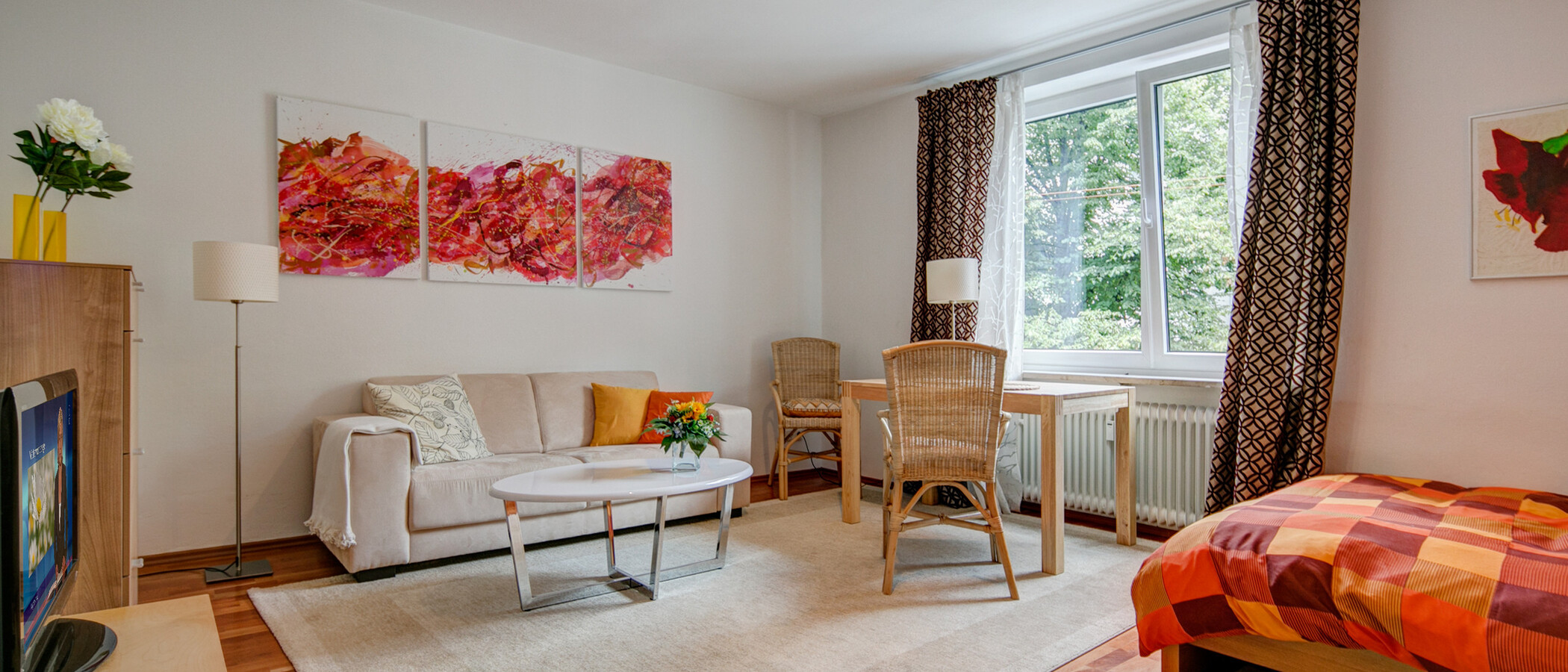 appartamento München Schwabing-West (rund um den Hohenzollernplatz) 01 soggiorno 3569