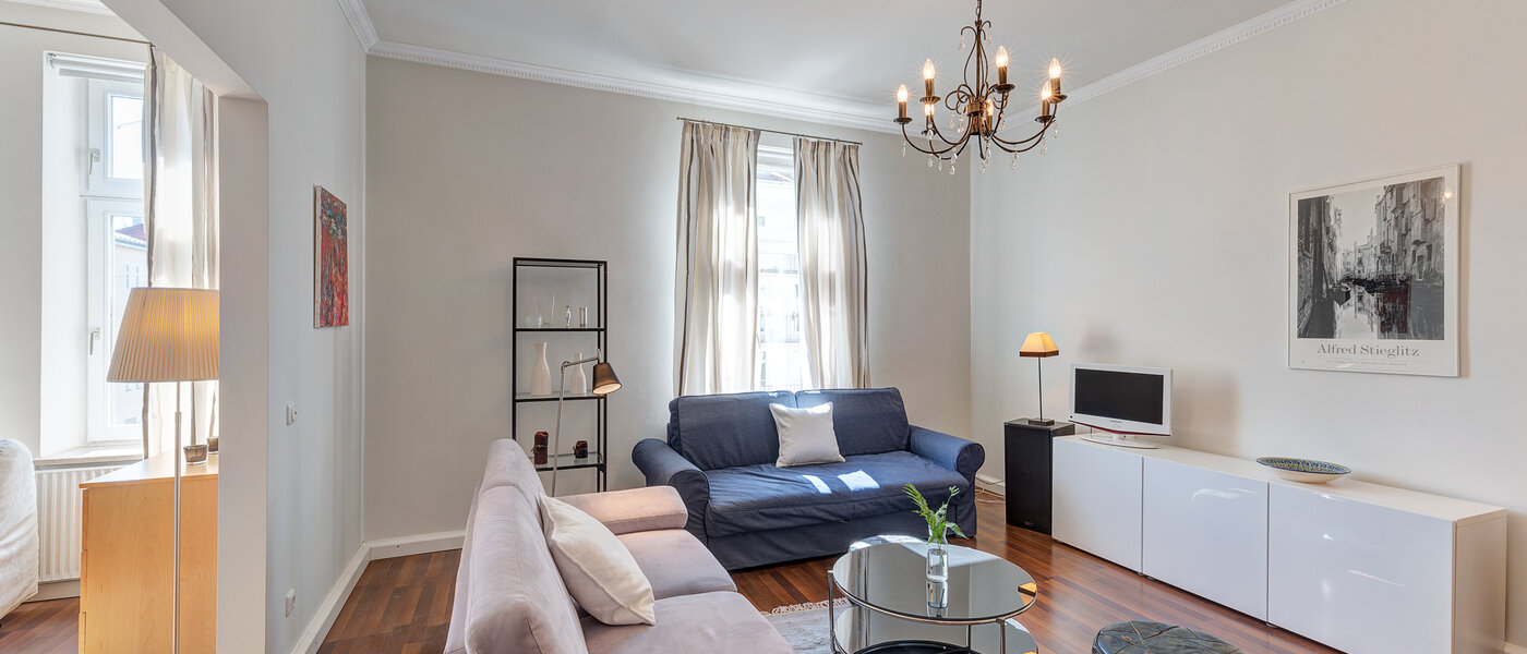 appartamento München Maxvorstadt - Universitätsviertel 01 zona living 3592