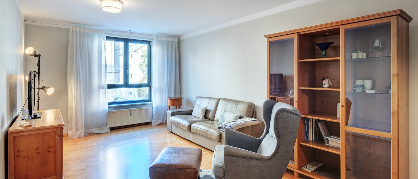 appartamento München Maxvorstadt - Museumsviertel 01 zona living 3668