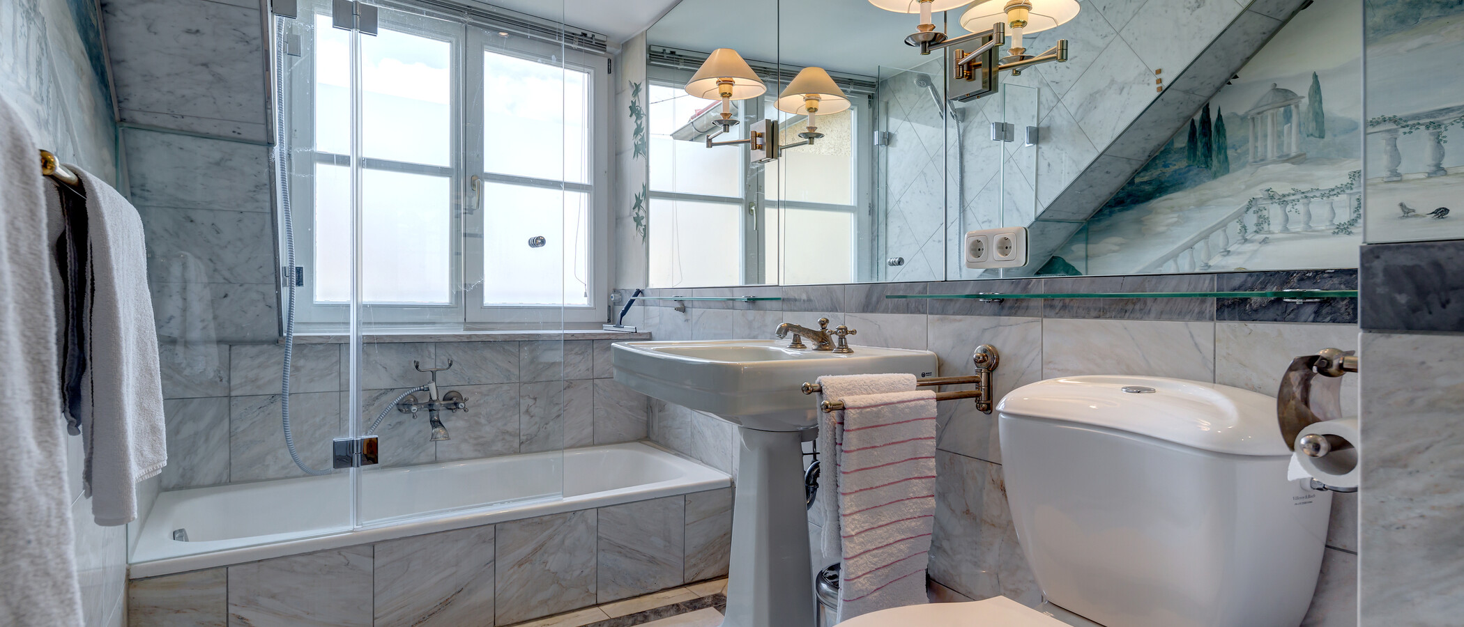 appartamento con galleria München Schwabing (links der Leopoldstraße) 01 bagno 3679