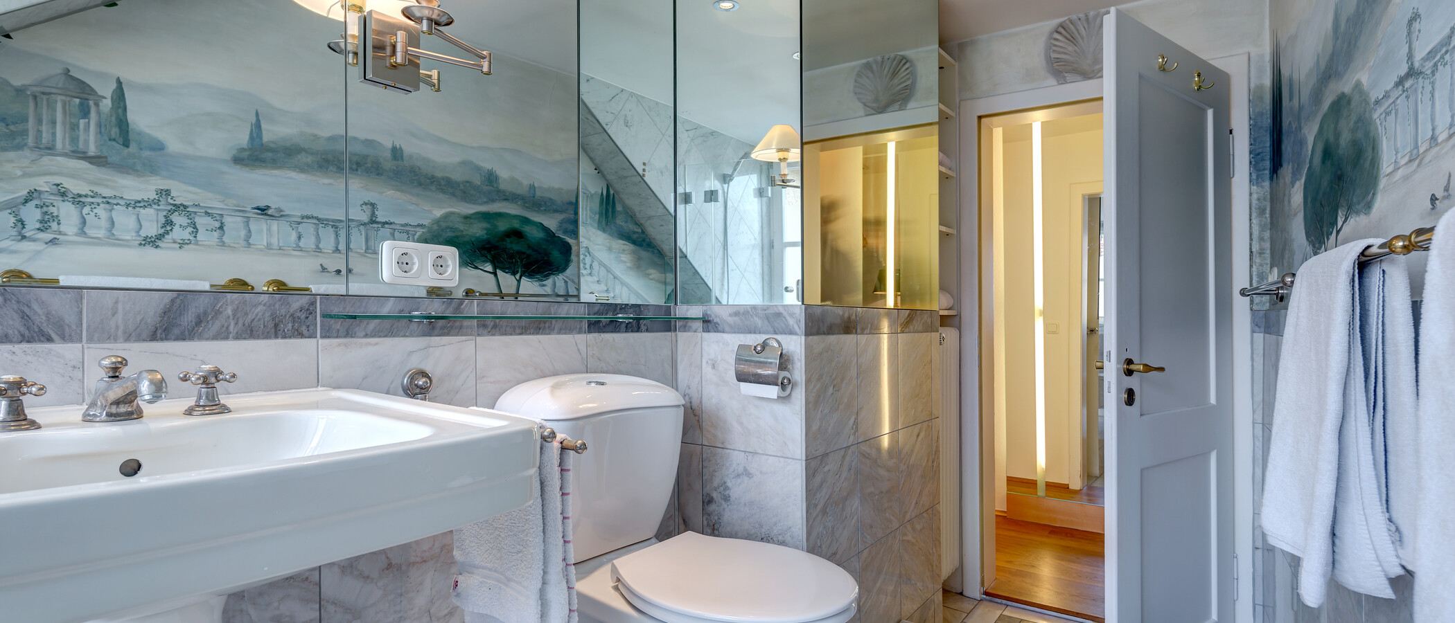 appartamento con galleria München Schwabing (links der Leopoldstraße) 03 bagno 3679