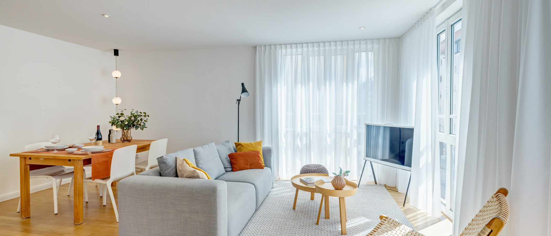 appartamento München Maxvorstadt - Rund um den Josephsplatz 02 zona living 3735