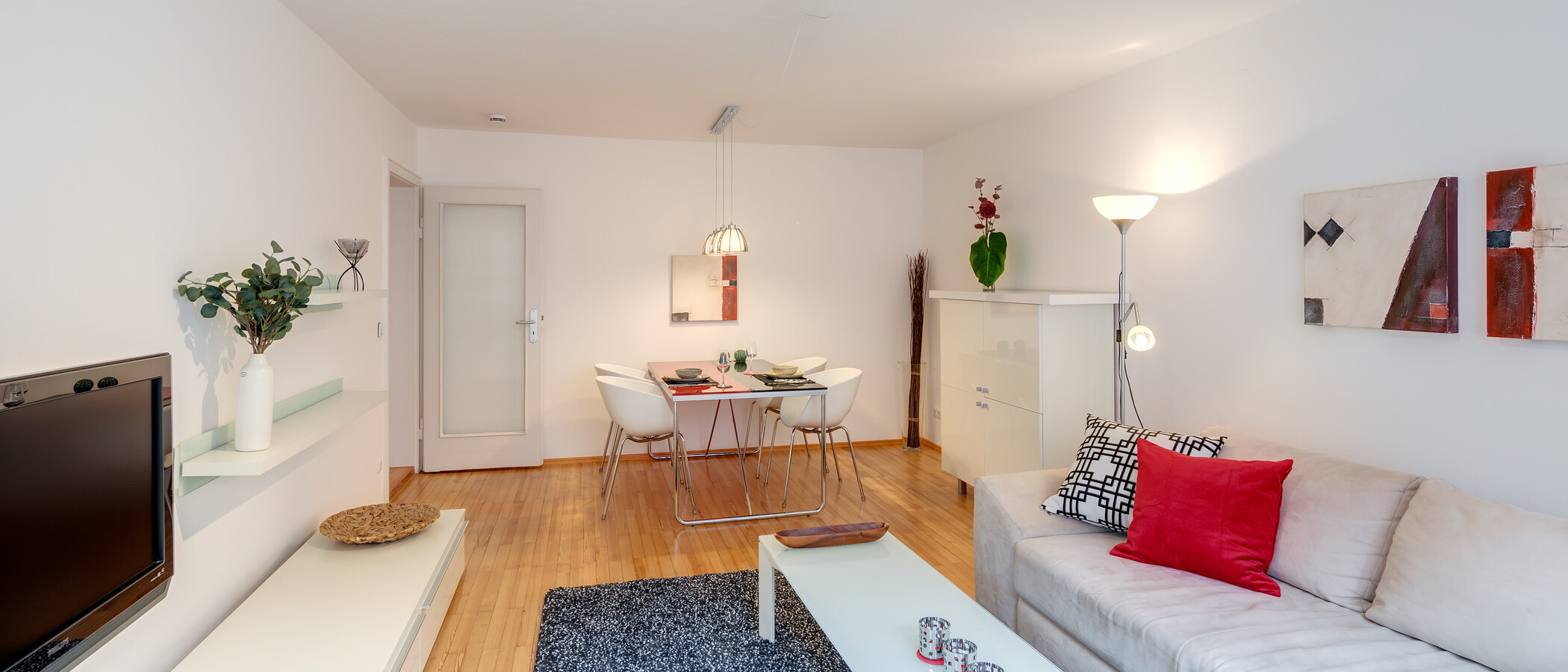 appartamento München Schwabing-West (rund um den Hohenzollernplatz) 04 zona living 3827