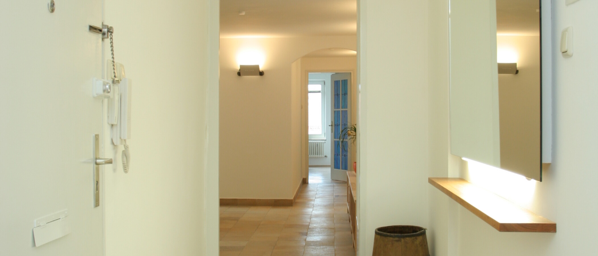 attico con terrazzo München Lehel 02 ingresso/corridioio 3850