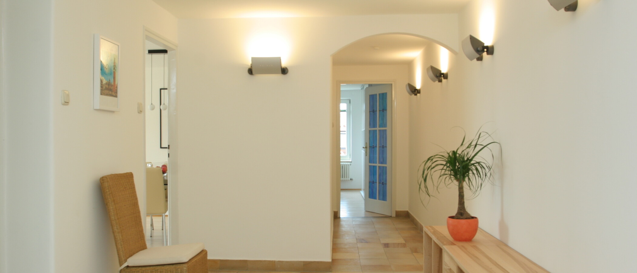 attico con terrazzo München Lehel 04 ingresso/corridioio 3850