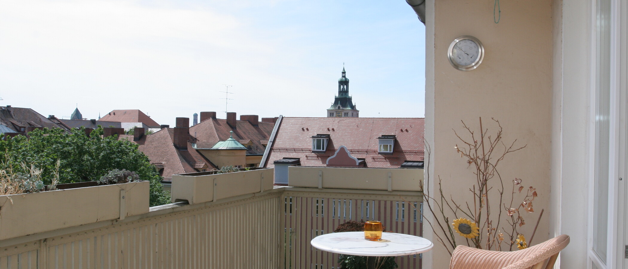 attico con terrazzo München Lehel 01 balcone 3850