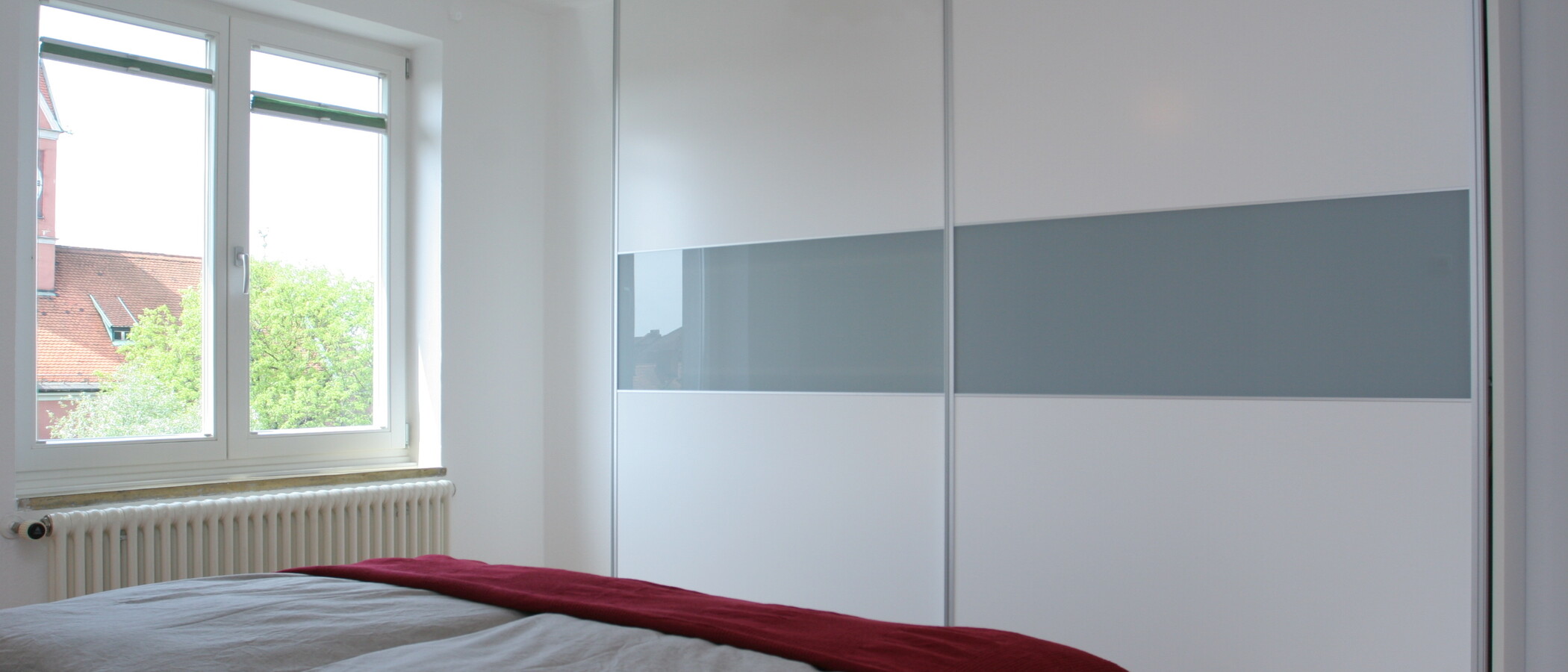 attico con terrazzo München Lehel 02 zona notte 3850